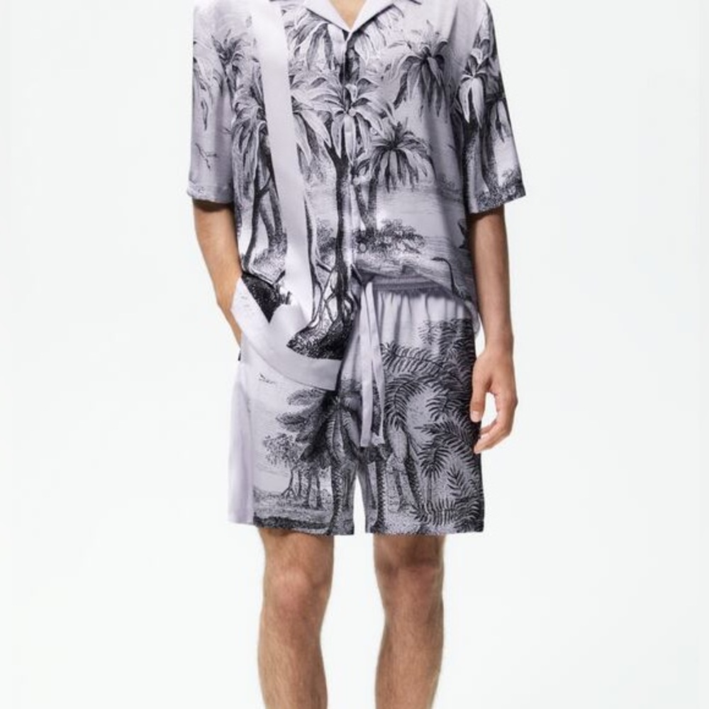 NWT Zara Silk Shorts